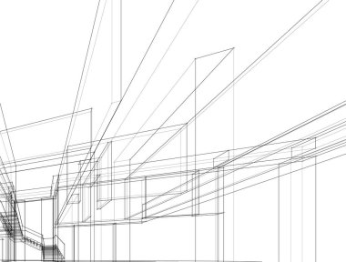 soyut mimari duvar kağıdı, dijital arkaplan