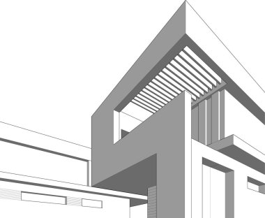 soyut mimari duvar kağıdı, dijital arkaplan