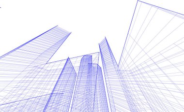 soyut mimari duvar kağıdı, dijital arkaplan