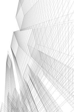 soyut mimari duvar kağıdı, dijital arkaplan