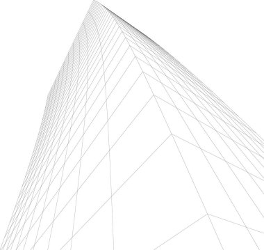 soyut mimari duvar kağıdı konsepti, dijital arkaplan