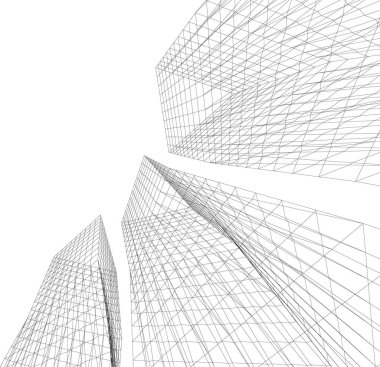 soyut mimari duvar kağıdı, dijital arkaplan