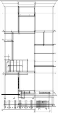 soyut mimari duvar kağıdı, dijital arkaplan