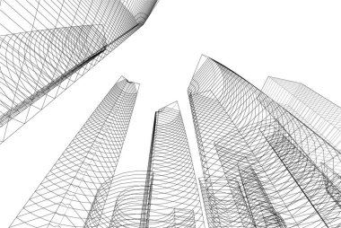 soyut mimari duvar kağıdı, dijital arkaplan