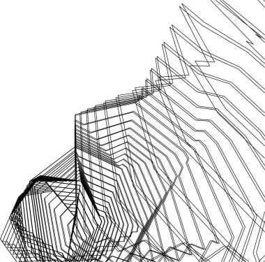 soyut mimari duvar kağıdı, dijital arkaplan