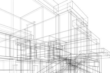 soyut mimari duvar kağıdı, dijital arkaplan