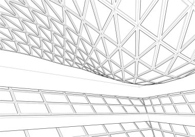 soyut mimari duvar kağıdı, dijital arkaplan