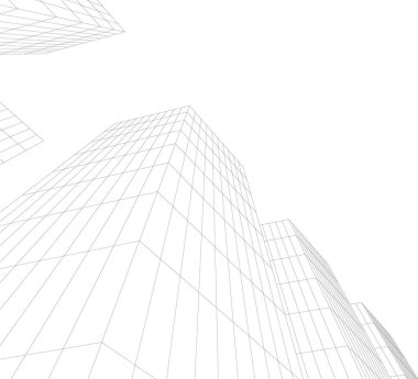 soyut mimari duvar kağıdı konsepti, dijital arkaplan