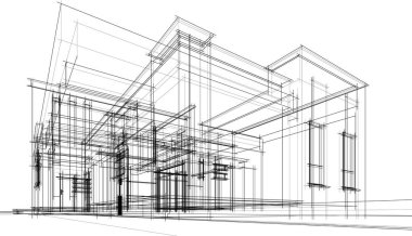 soyut mimari duvar kağıdı, dijital arkaplan