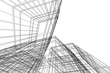 soyut mimari duvar kağıdı, dijital arkaplan