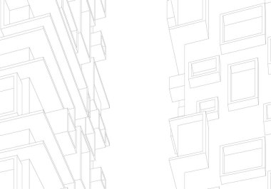 soyut mimari duvar kağıdı, dijital arkaplan