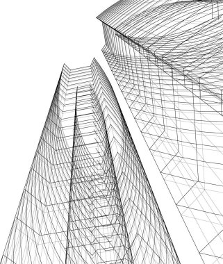 soyut mimari duvar kağıdı, dijital arkaplan