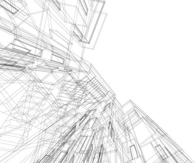 soyut mimari duvar kağıdı, dijital arkaplan