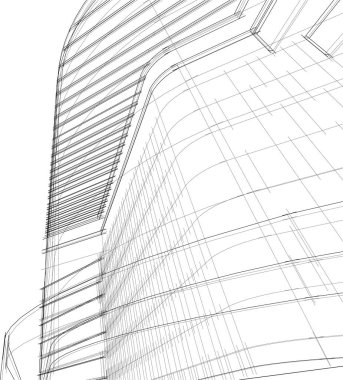 soyut mimari duvar kağıdı, dijital arkaplan