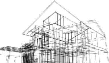 soyut mimari duvar kağıdı, dijital arkaplan