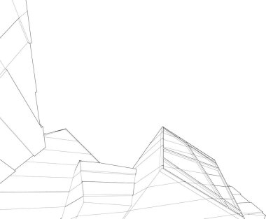 soyut mimari duvar kağıdı, dijital arkaplan