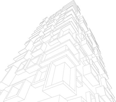 soyut mimari duvar kağıdı, dijital arkaplan