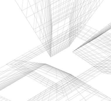 soyut mimari duvar kağıdı, dijital arkaplan