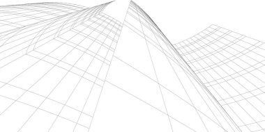 soyut mimari duvar kağıdı, dijital arkaplan