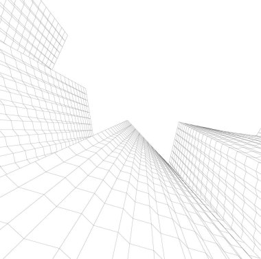 soyut mimari duvar kağıdı, dijital arkaplan