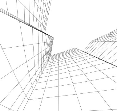 soyut mimari duvar kağıdı, dijital arkaplan