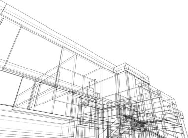 soyut mimari duvar kağıdı, dijital arkaplan