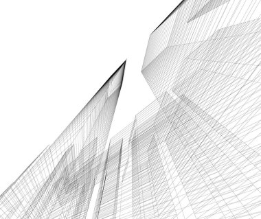 soyut mimari duvar kağıdı, dijital arkaplan