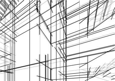 soyut mimari duvar kağıdı, dijital arkaplan