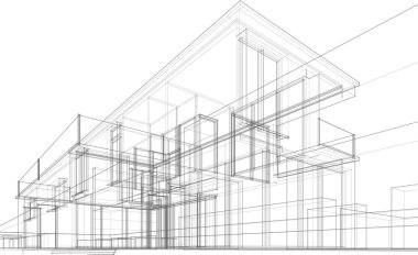 soyut mimari duvar kağıdı, dijital arkaplan