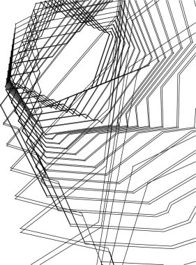 soyut mimari duvar kağıdı, dijital arkaplan