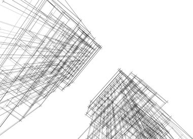 soyut mimari duvar kağıdı, dijital arkaplan