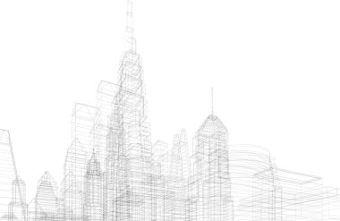 soyut mimari duvar kağıdı, dijital arkaplan