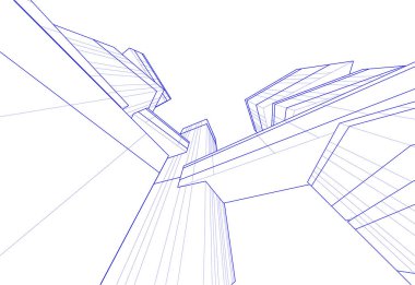 soyut mimari duvar kağıdı, dijital arkaplan