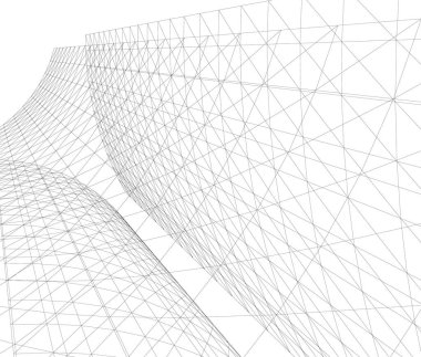 soyut mimari duvar kağıdı, dijital arkaplan