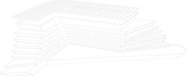 soyut mimari duvar kağıdı, dijital arkaplan