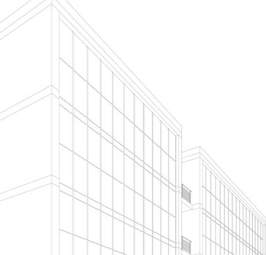 soyut mimari duvar kağıdı konsepti, dijital arkaplan