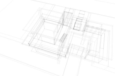 soyut mimari duvar kağıdı, dijital arkaplan