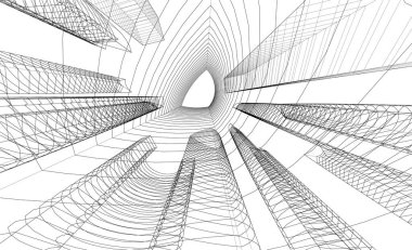 soyut mimari duvar kağıdı, dijital arkaplan