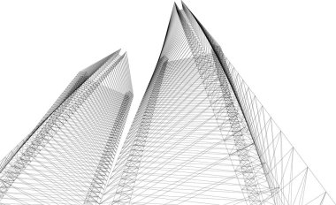 soyut mimari duvar kağıdı, dijital arkaplan