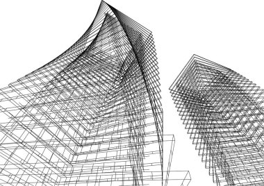 soyut mimari duvar kağıdı, dijital arkaplan