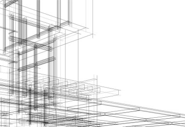 soyut mimari duvar kağıdı, dijital arkaplan
