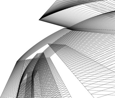 soyut mimari duvar kağıdı konsepti, dijital arkaplan