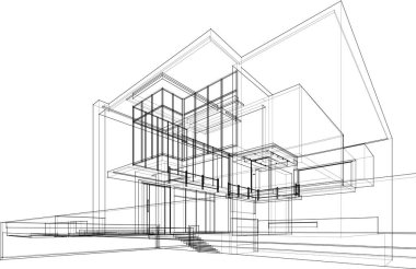 soyut mimari duvar kağıdı, dijital arkaplan