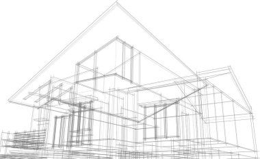 soyut mimari duvar kağıdı, dijital arkaplan