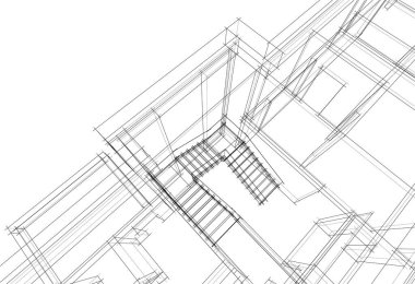 soyut mimari duvar kağıdı, dijital arkaplan