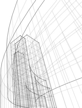 soyut mimari duvar kağıdı, dijital arkaplan