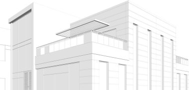 soyut mimari duvar kağıdı, dijital arkaplan