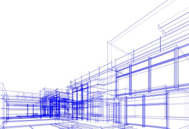 soyut mimari duvar kağıdı, dijital arkaplan