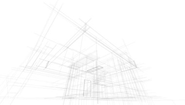 soyut mimari duvar kağıdı, dijital arkaplan