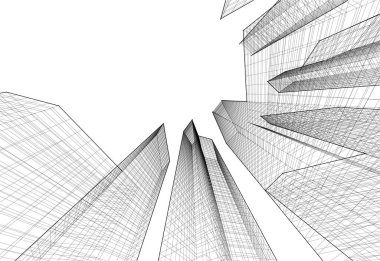 soyut mimari duvar kağıdı, dijital arkaplan